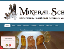 Tablet Screenshot of mineral-schinko.de